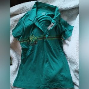 Old Navy green short sleeve